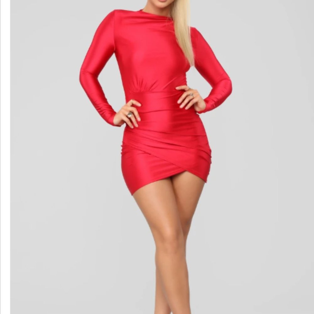 Sexy Red Mini Dress